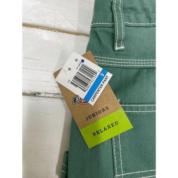Dickies Juniors' Women's Carpenter Pants - Ivy Green 9/29 - Picture 4 of 6